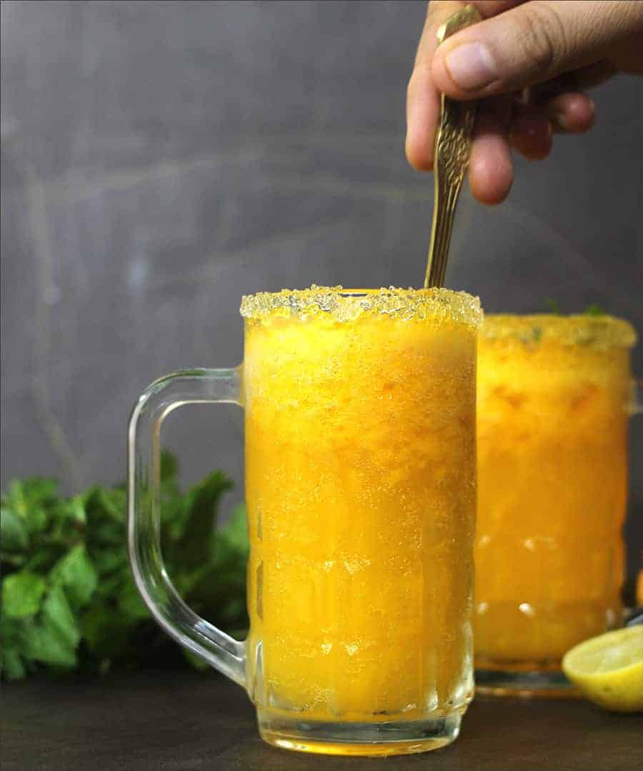 virgin mango margarita, mango lemonade, non alcoholic drink, mocktail recipes, summer drinks recipes