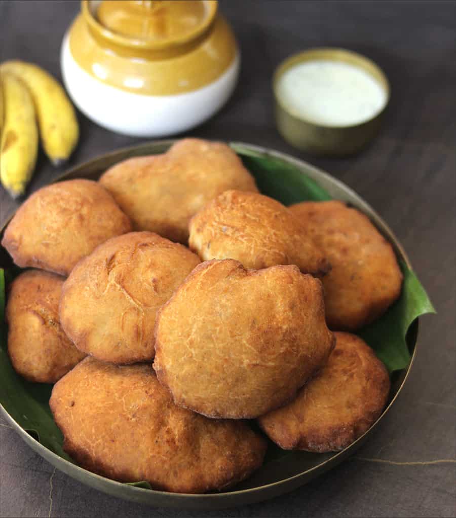 mangalore buns ingredients with curds or yougrt, hotel, restaurant style buns with ripe bananas #bun