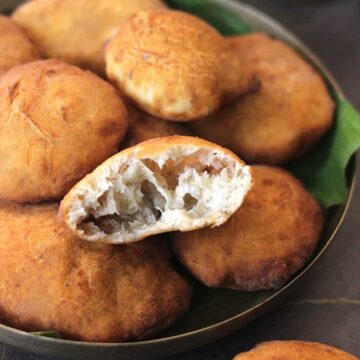 mangalore buns recipes, traditional banana buns soft & fluffy mangalorean style #buns #mangalore