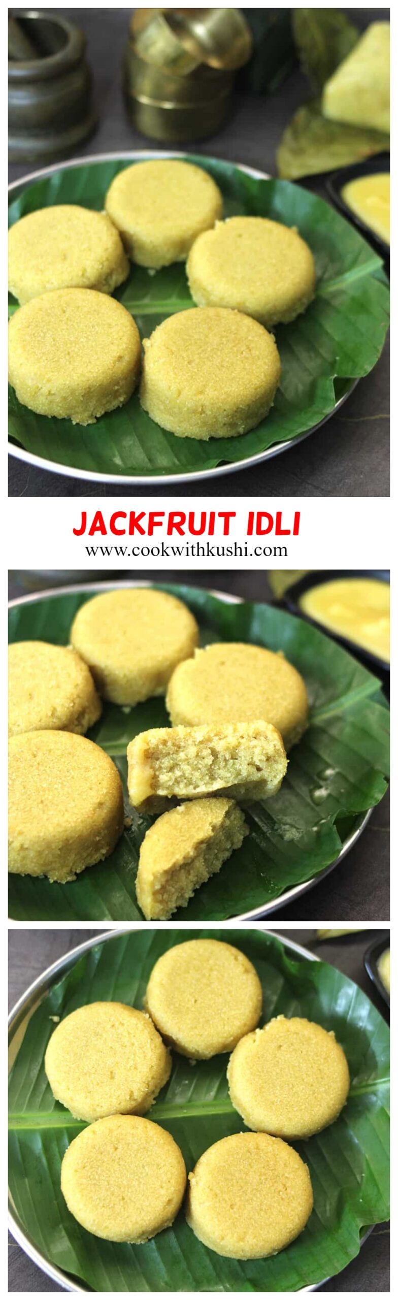 How to make instant jackfruit sweet idli, ponsa muddo #jackfruitrecipes 