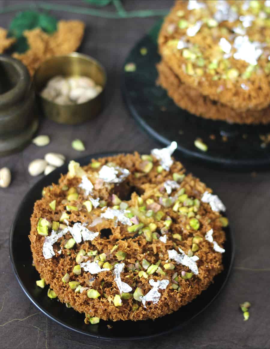 ghevar mithai, ghevar ingredients rakshabandhan, teej, sharavn (sawan), bhai dooj recipes #diwali