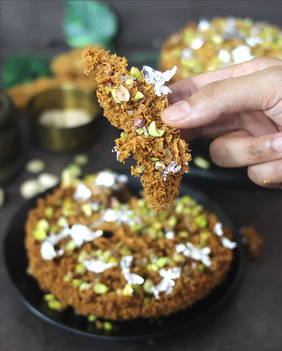 ghevar mithai, ghevar ingredients rakshabandhan, teej, sharavn (sawan), bhai dooj recipes #diwali