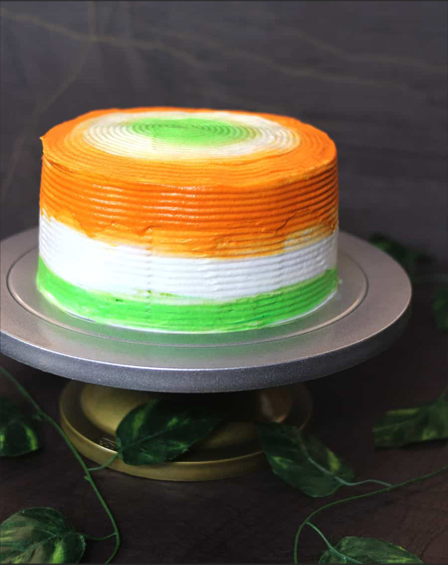 indian national flag cake, independence day special recipe, tri color food ideas #harghartiranga 