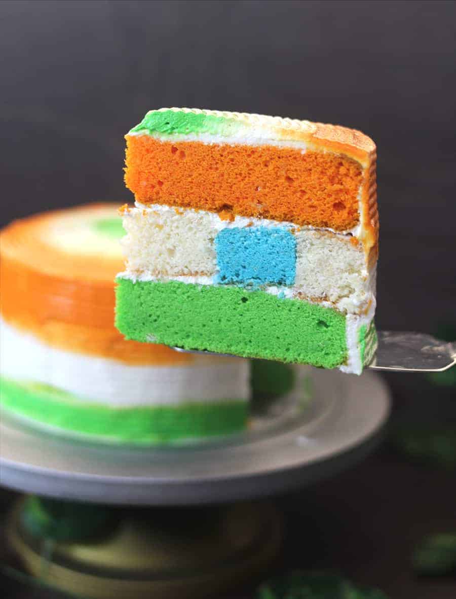 indian national flag cake, independence day special recipe, tri color food ideas #harghartiranga 