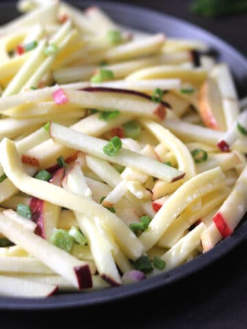 How to make the best apple salad recipe for dinner #vegetarian #glutenfree