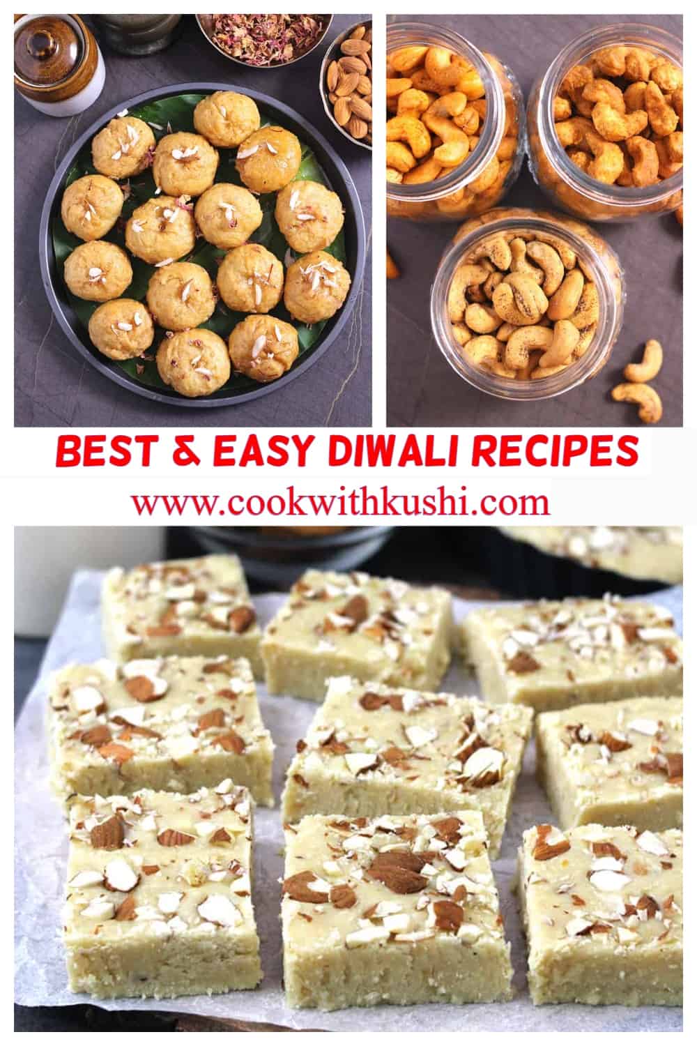 15 different sweet & snacks recipes for Diwali #diwalirecipes #deepavalirecipes 