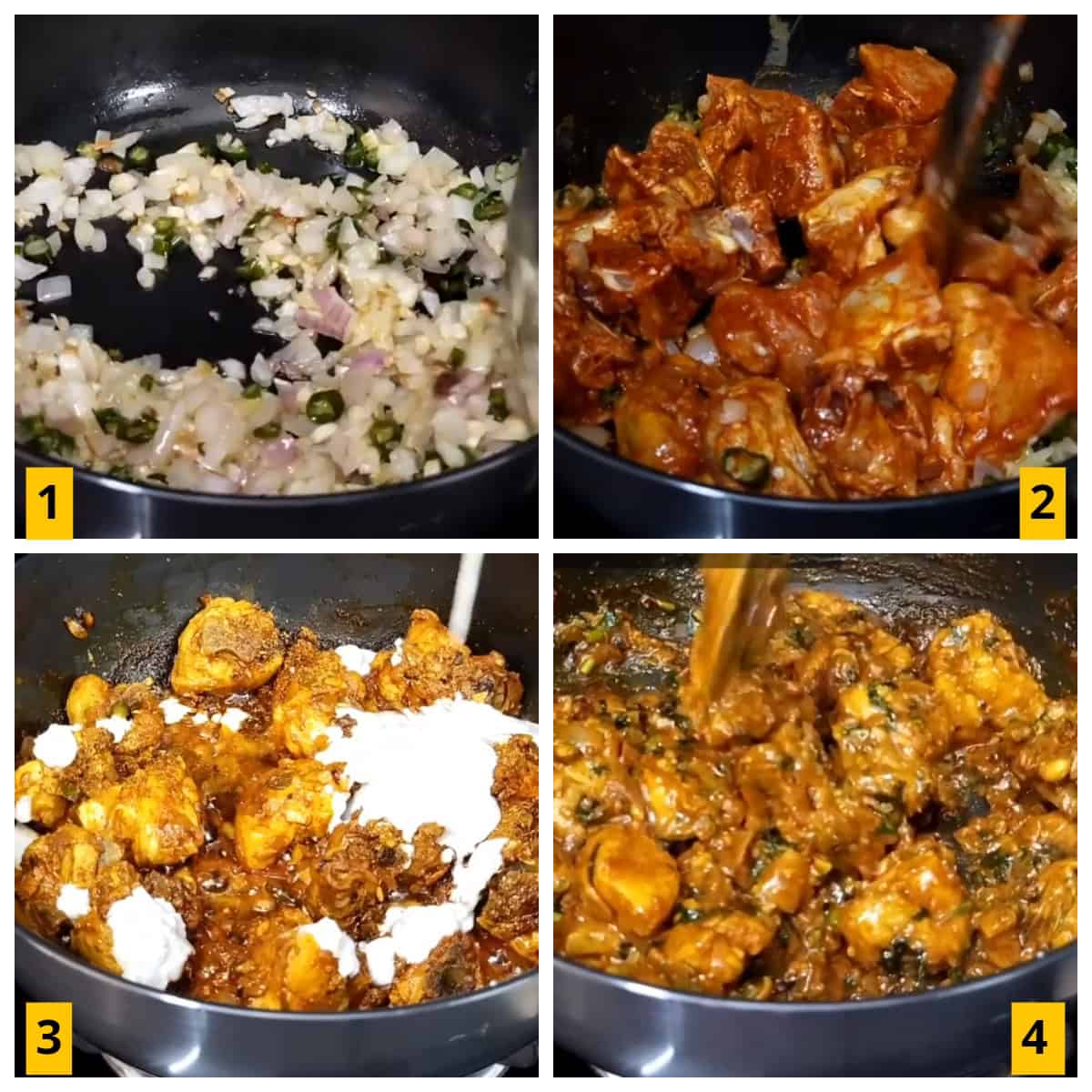 making of lemon butter garlic chicken recipe.