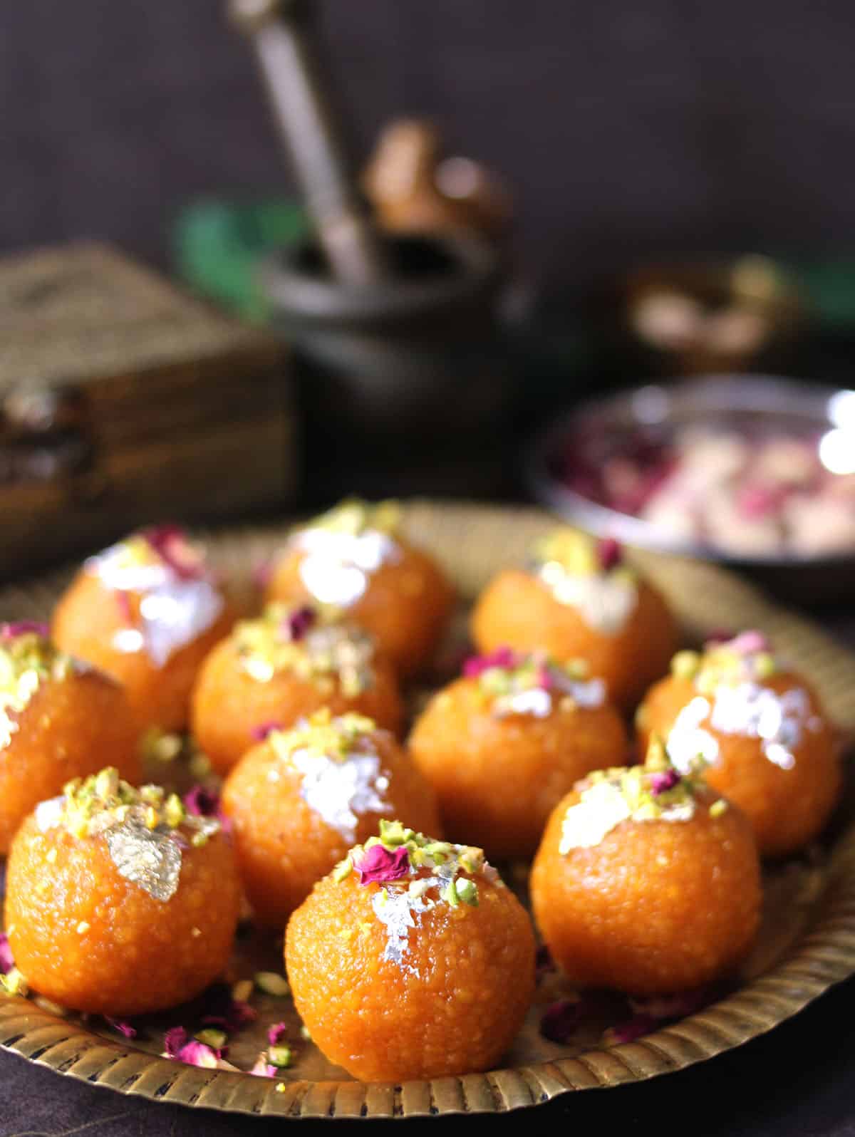 How to make motichoor laddu without jhara at home, boondi ladoo
