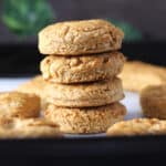 stack of easy, flaky homemade buttermilk biscuits from scratch