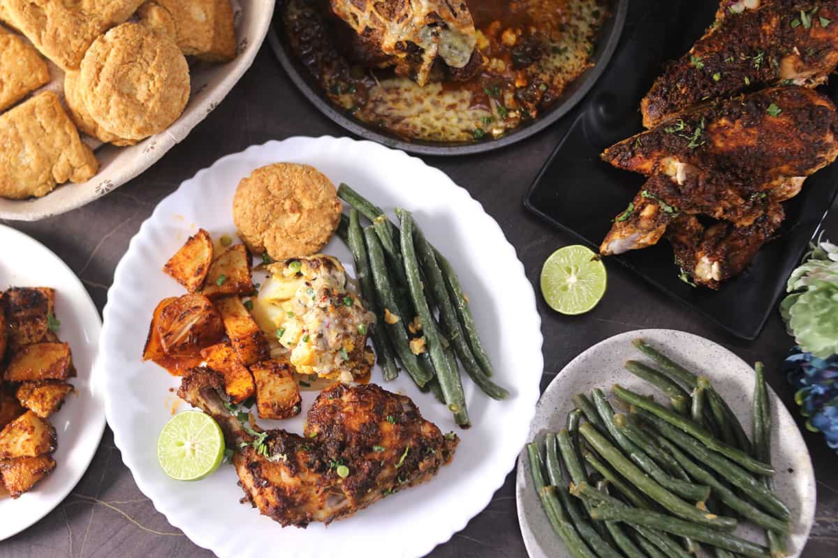 Easy and simple thanksgiving dinner menu ideas.