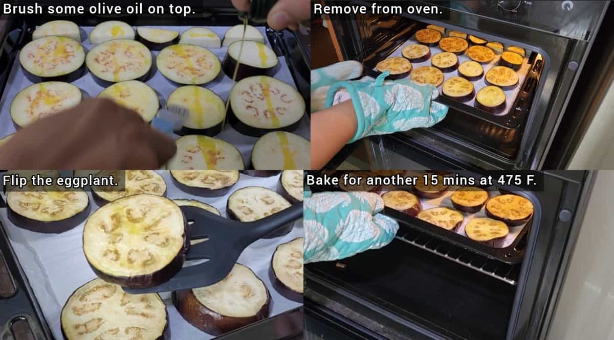 How to roast eggplant without making mushy 