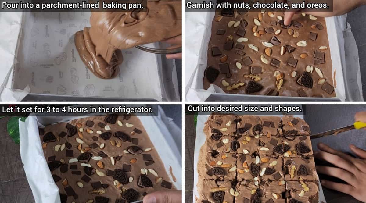 How to cut the fudge perfectly 