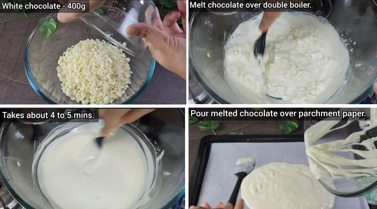 How to melt chocolate in double boiler method 