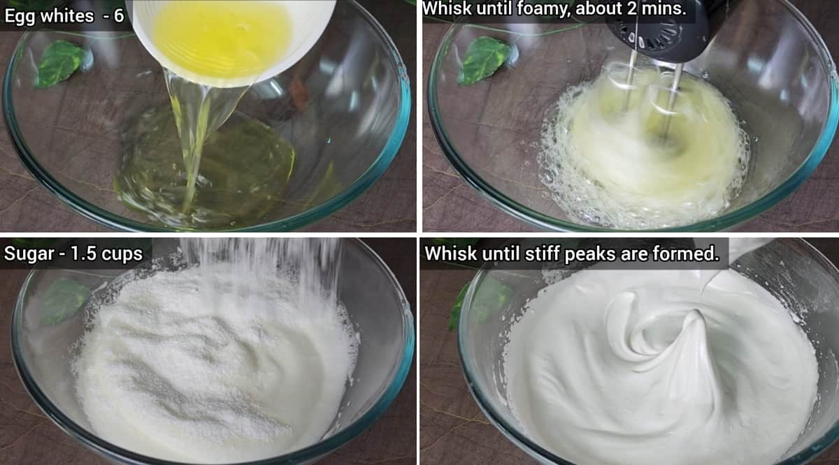 how to beat egg whites to stiff peaks