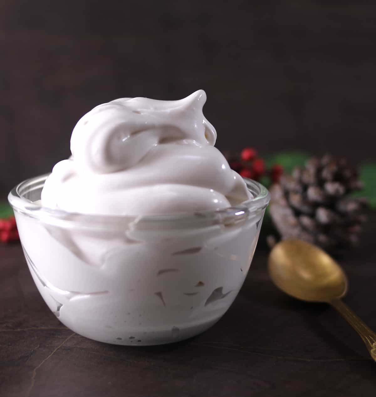 best homemade 4 ingredient marshmallow fluff, cream or meringue frosting 