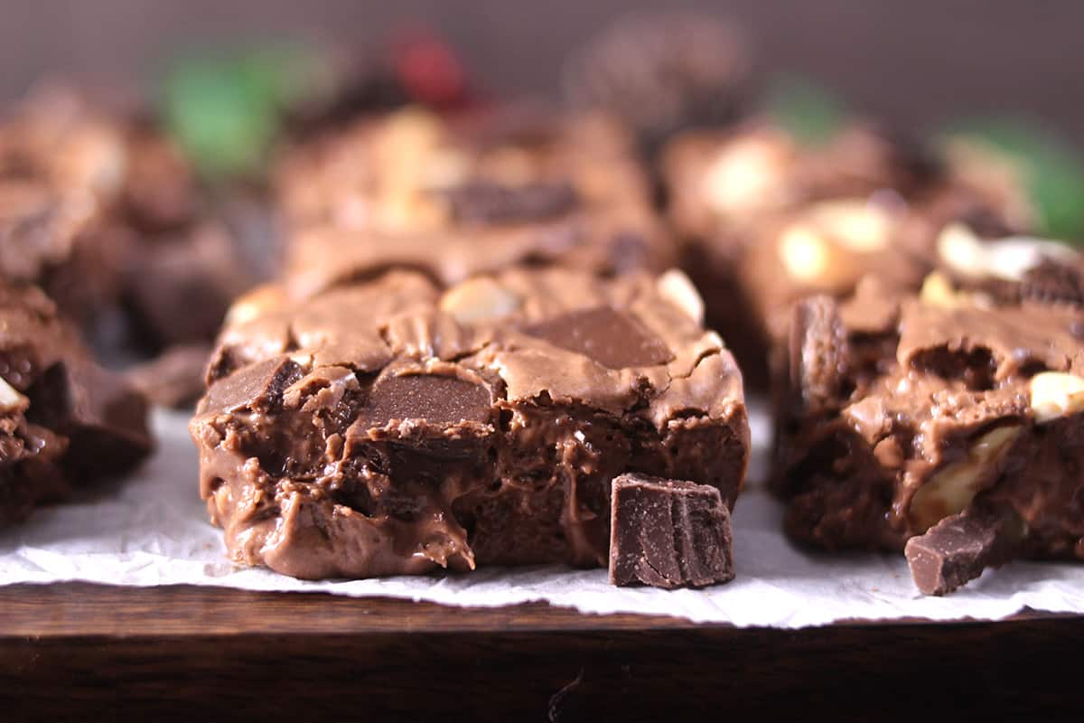 best chocolate fudge (no bake dessert) for christmas holidays 
