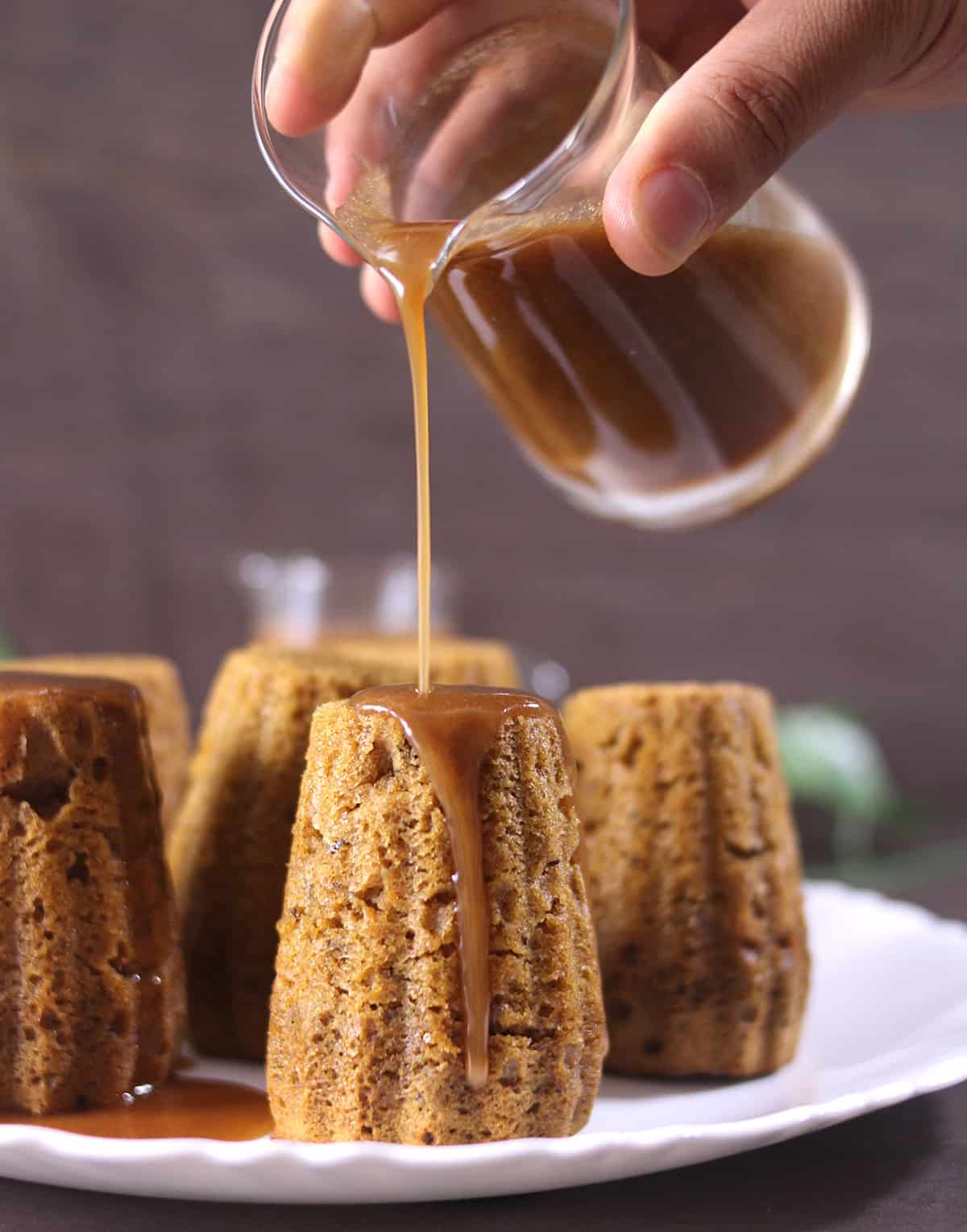 sticky date pudding with butterscotch sauce, best and easy toffee pudding, toffee sauce #christmas