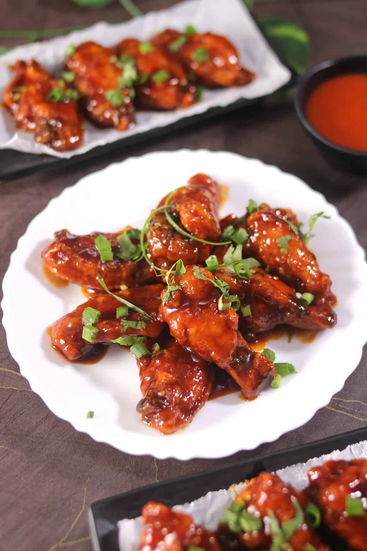 best crispy and spicy asian chinese hot chicken wings recipe 