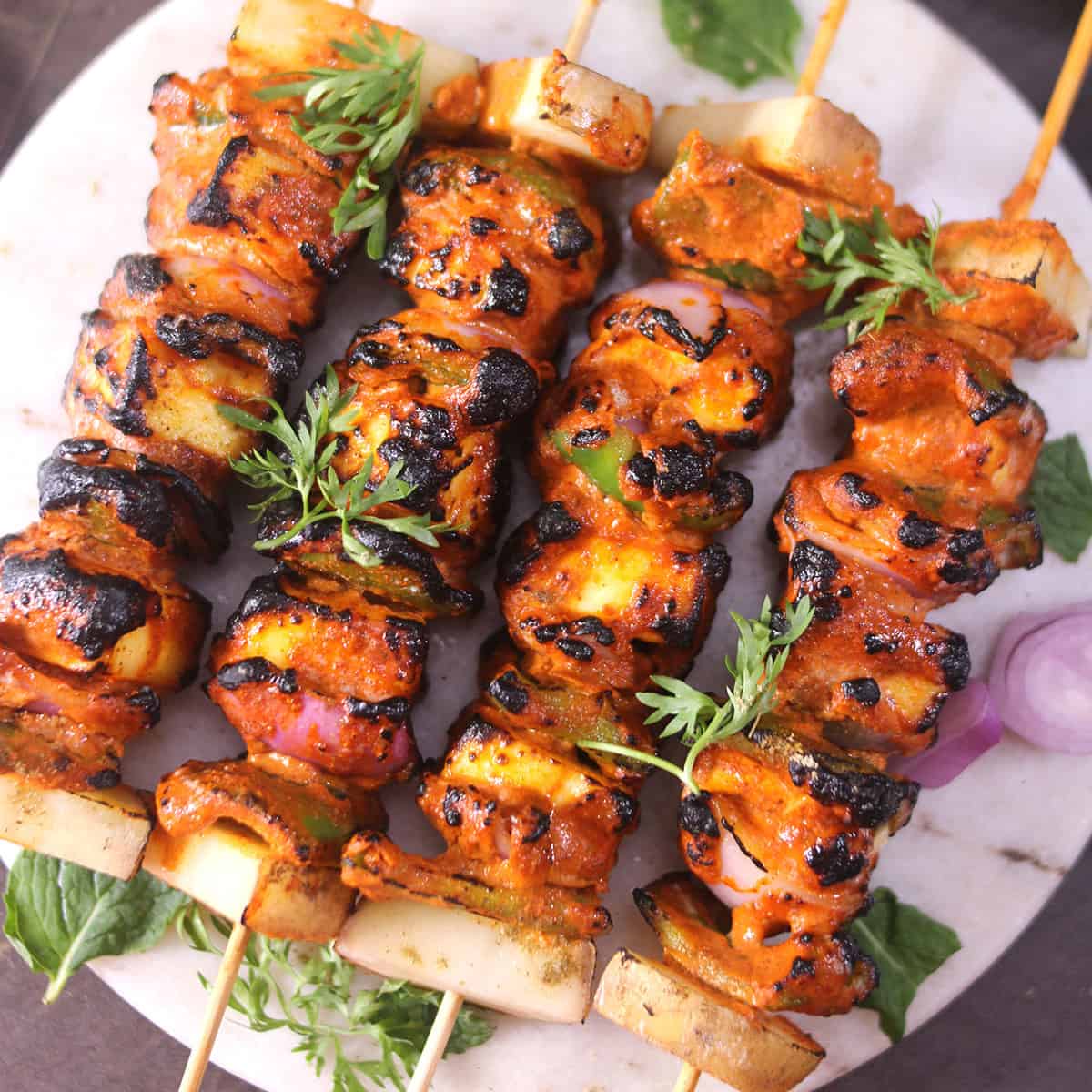 Easy Paneer Tikka (Restaurant Style)