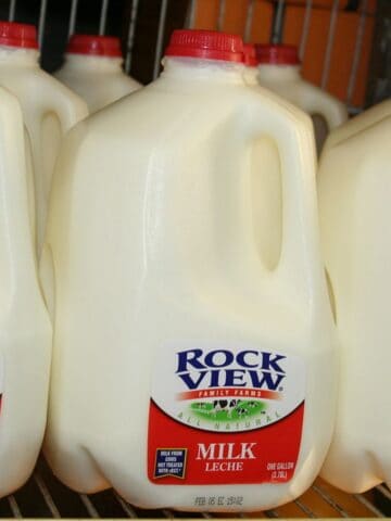 One Gallon Milk Jugs, where 1 Gal is equal to 3.7854 Lts.