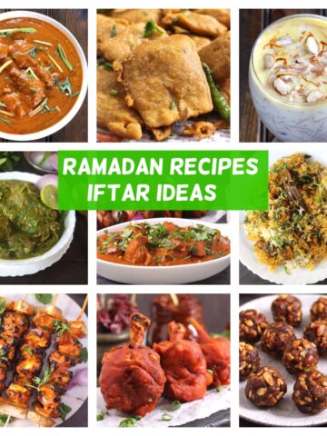 Best, easy and healthy Ramadan Recipes (Iftar food items) - Collage picture