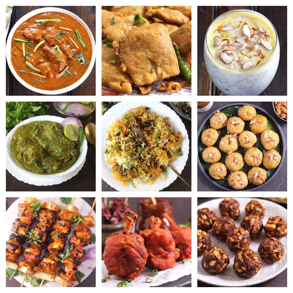 Collage of best Ramadan Recipes (Iftar food ideas)