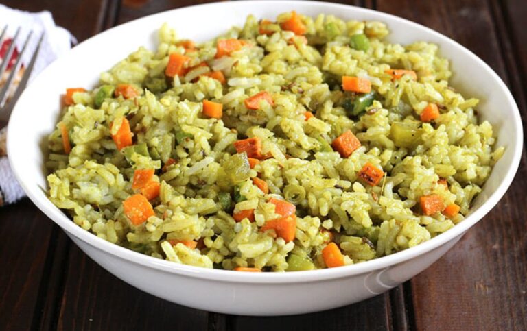 Best Coriander Rice | South Indian Cilantro Rice (Instant Pot Steps)