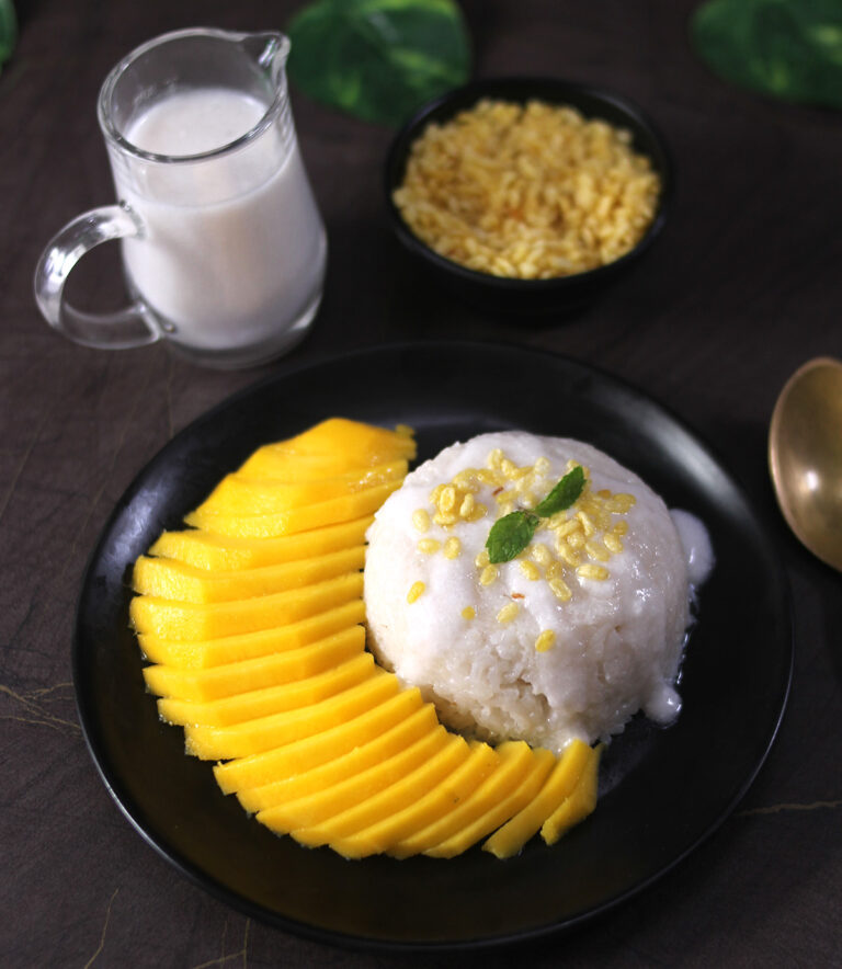 Best Mango Sticky Rice - Popular Thai Dessert - Cook with Kushi