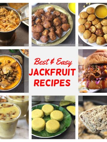 Picture of best and easy jackfruit recipes.