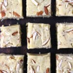 Best and easy rava burfi sweet. Indian rava coconut besan barfi dessert recipe.