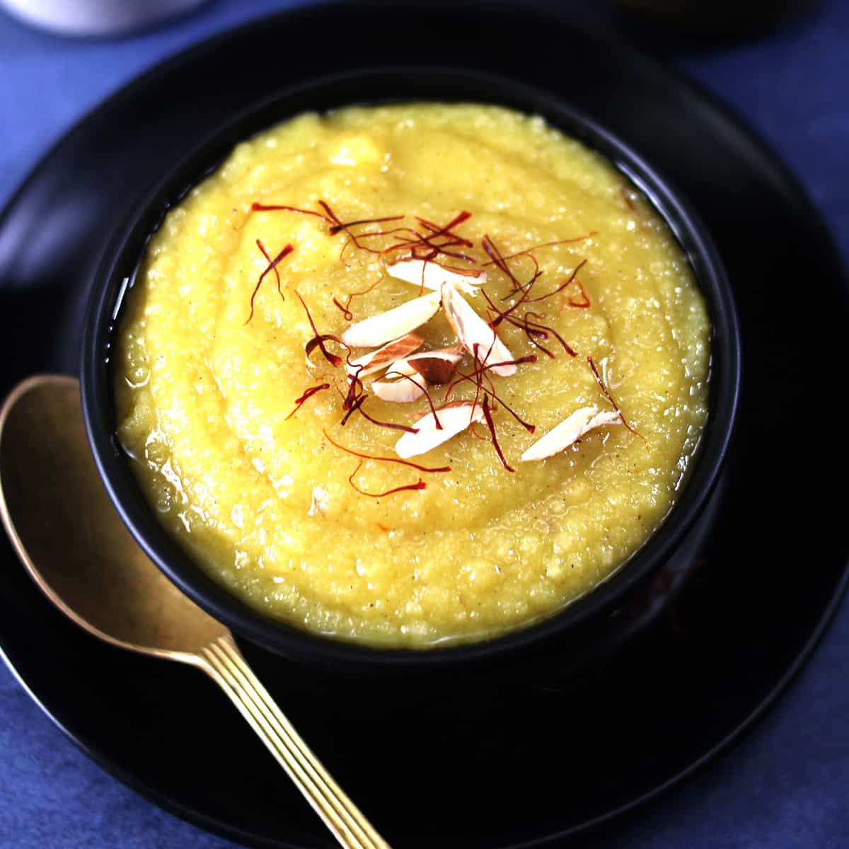 Best, simple, and easy Badam Halwa sweet recipe (Indian almond halwa pudding dessert)