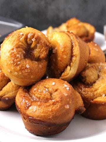Easy Morning Buns Recipe | Buttery Cinnamon Sugar Buns | Croissant Bun.