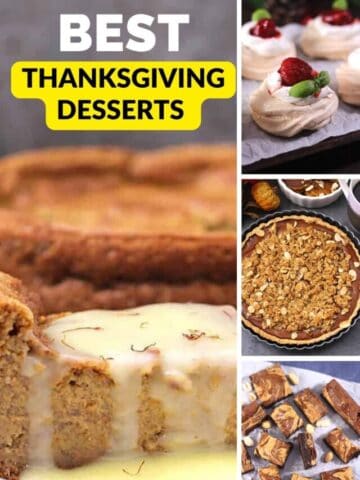 Old fashioned, traditional and easy, unique Thanksgiving desserts recipes.