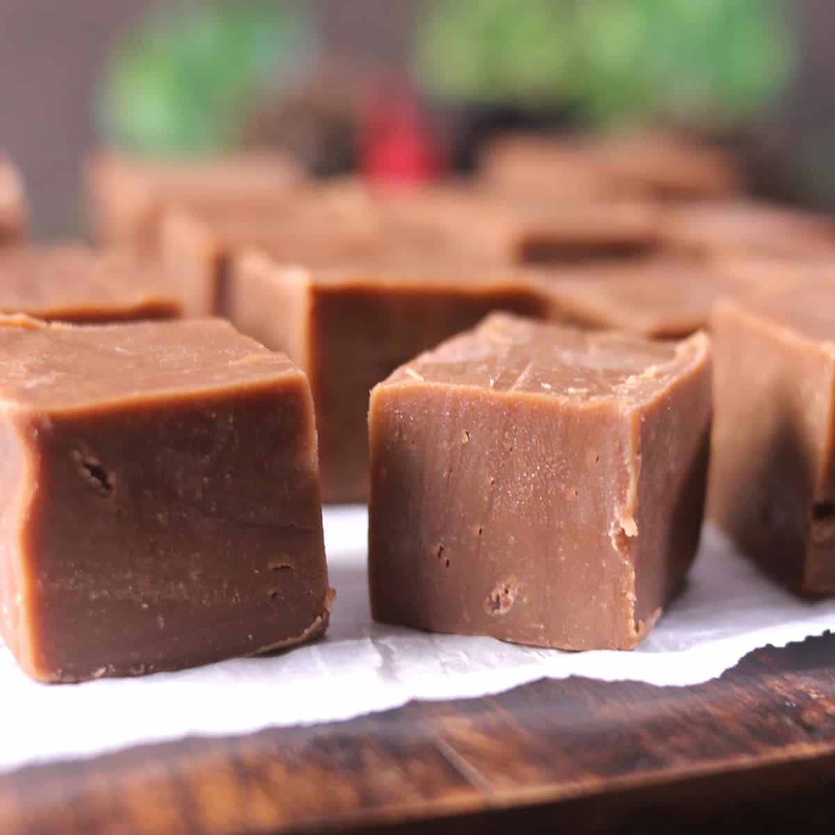 Bite-size no bake peanut butter chocolate dessert. Christmas treats. 