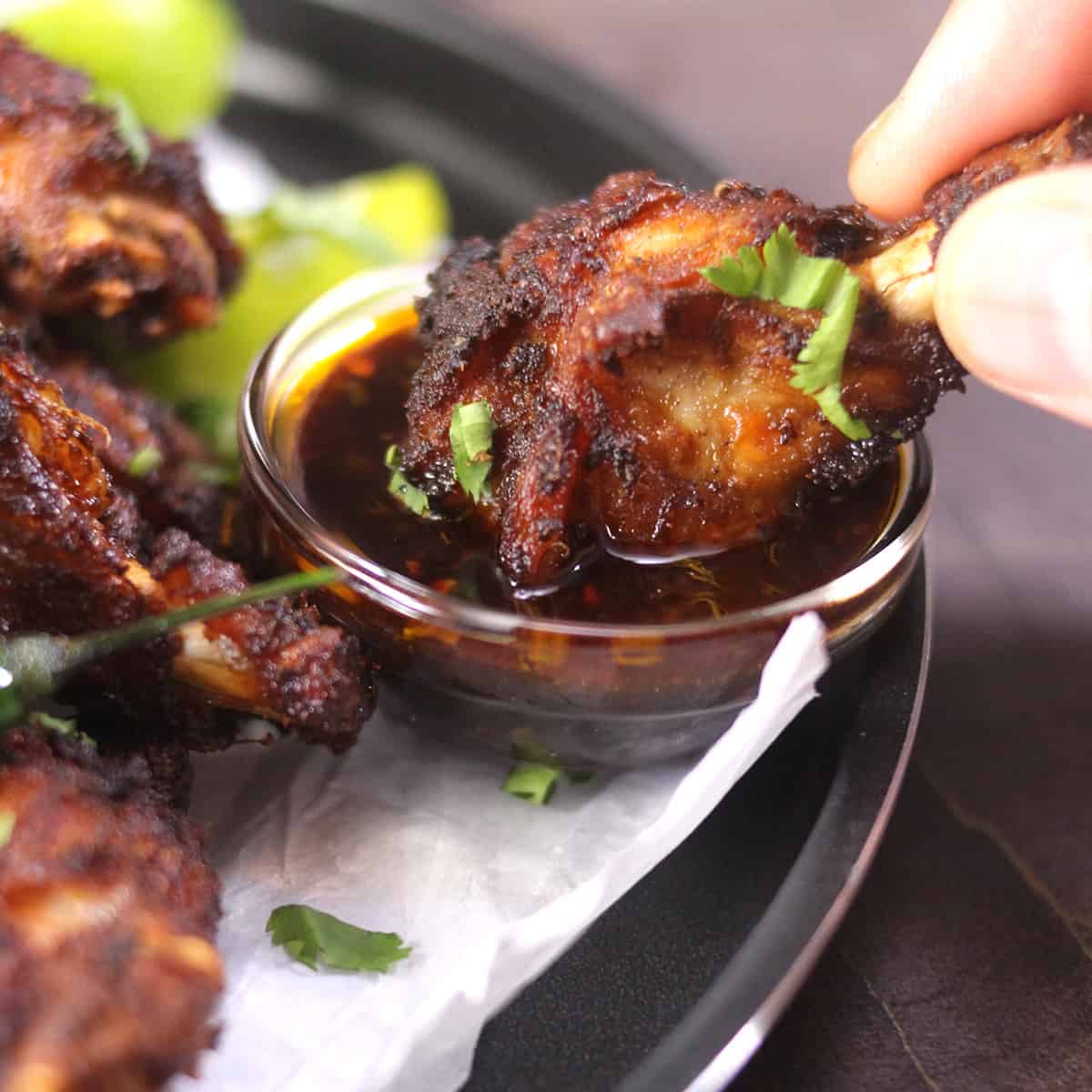 Crispy Thai Fried Chicken Wings | Appetizer for super bowl, game night, dinner parties. 