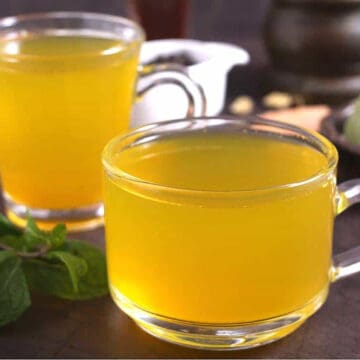 Turmeric Ginger Tea Recipe | Best Herbal Tea | Indian kadha (kashayam), Honey lemon ginger Drink.