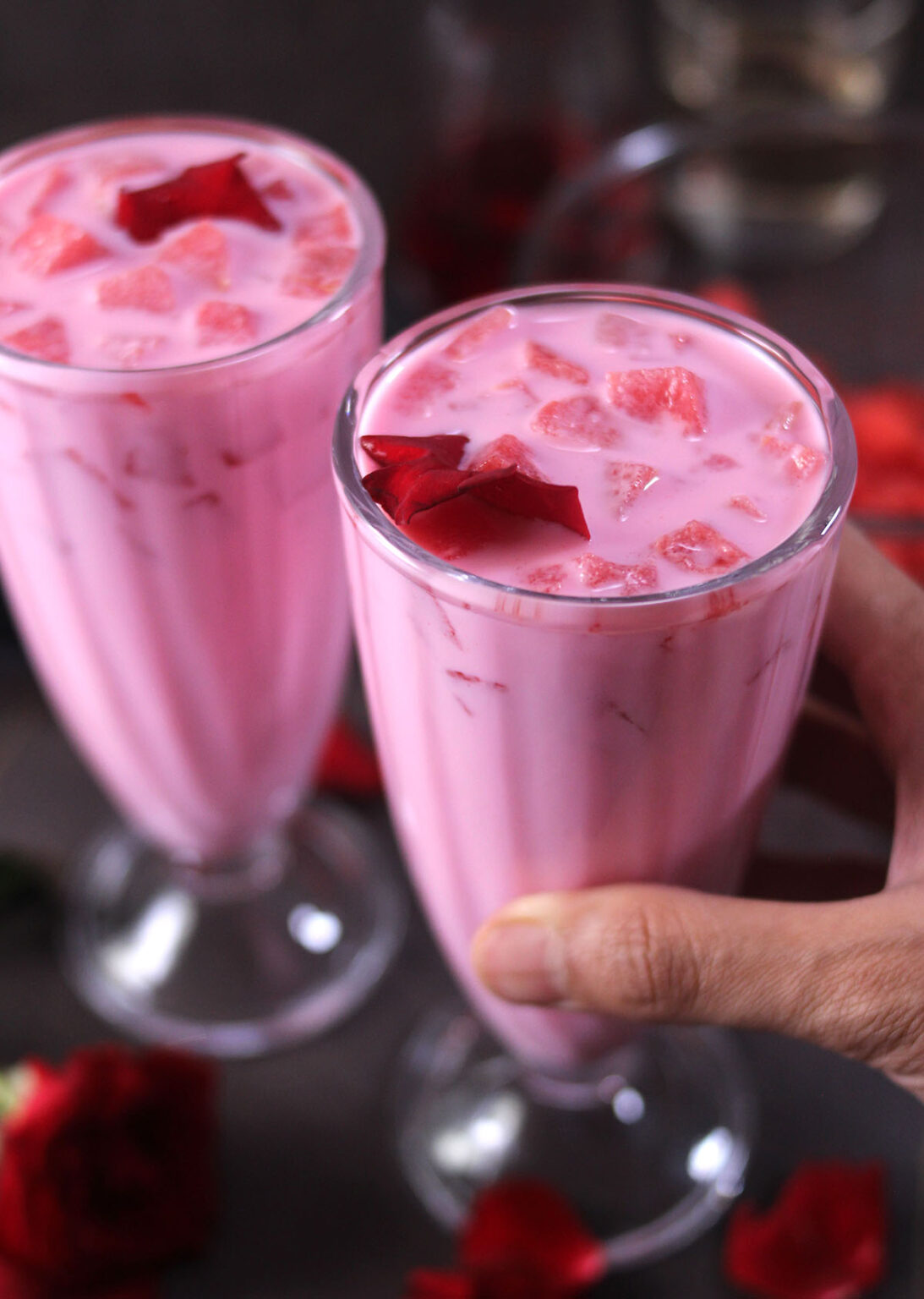 Sharbat Mohabbat Ka Sharbat | Rose Watermelon Drink - Cook with Kushi