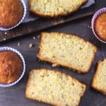 Soft and Moist Plantain Bread Recipe. Plantain Muffins for breakfast, snack with coffee or tea.