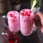 Sago Drink | Sabudana Rose Milk Sharbat Recipe | Refreshing summer, Eid and Navratri Drink.