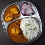 Simple Egg Masala Recipe | Boiled egg curry for lunch and dinner with rice, roti, chapati, naan.
