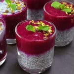 Dragon fruit chia pudding recipe | Weight loss basil seed pudding for breakfast, snack, dessert.