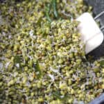 Sprouted Moong Usli | Mung Beans Sprouts Stir Fry | Green Gram Sundal - Indian Breakfast Recipe.