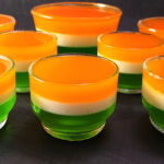 Layered jello dessert | Tri color jelly recipe | Homemade easy jello, no bake desserts.