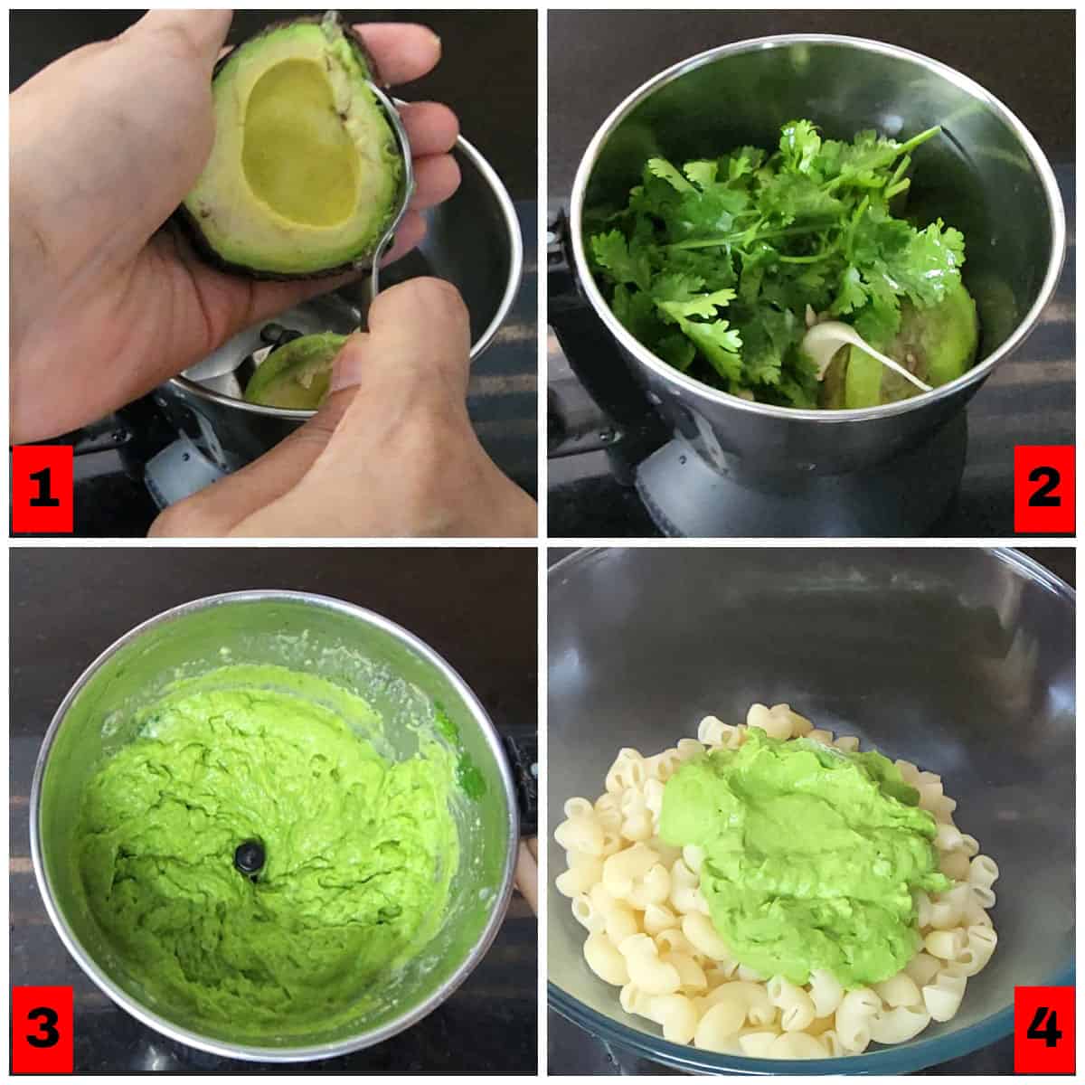 How to make avocado pasta sauce?