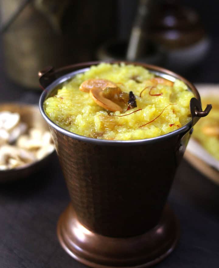 Kesari Bath | Saffron Sweet Rice | Zarda - Cook with Kushi