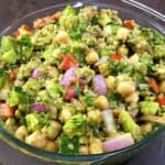 Quinoa Chickpea Salad Recipe : Easy Vegan, Gluten Free, Protein packed and plant based salad.