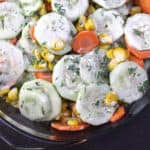 Vegetable Salad with Ranch Dressing | Healthy Salad Ideas | Homemade Salad Dressing.