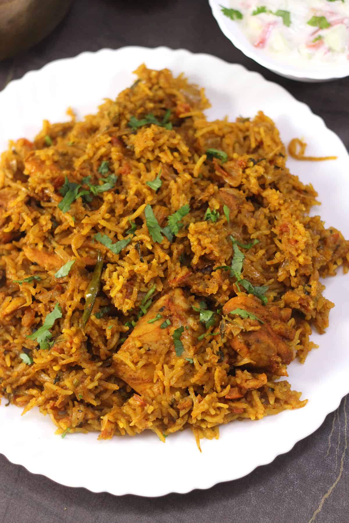 Easy and best one pot chicken biryani - chettinad style. 
