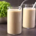 Apple pear smoothie - healthy breakfast smoothie - fall smoothie recipe.
