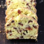 Moist Cranberry Orange Bread Loaf - Quick Holiday Bread for breakfast, brunch, dessert, gifting.